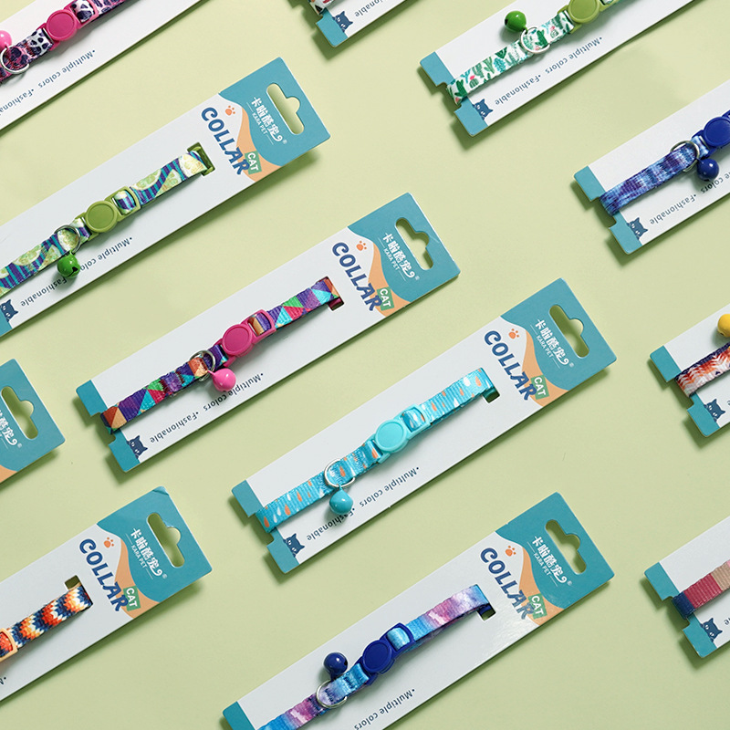 Collar de gato, collar de cuello, collar de perro, campana de gato, collar tejido, etiqueta de gato, decoración de joyería, mascota de perro pequeño