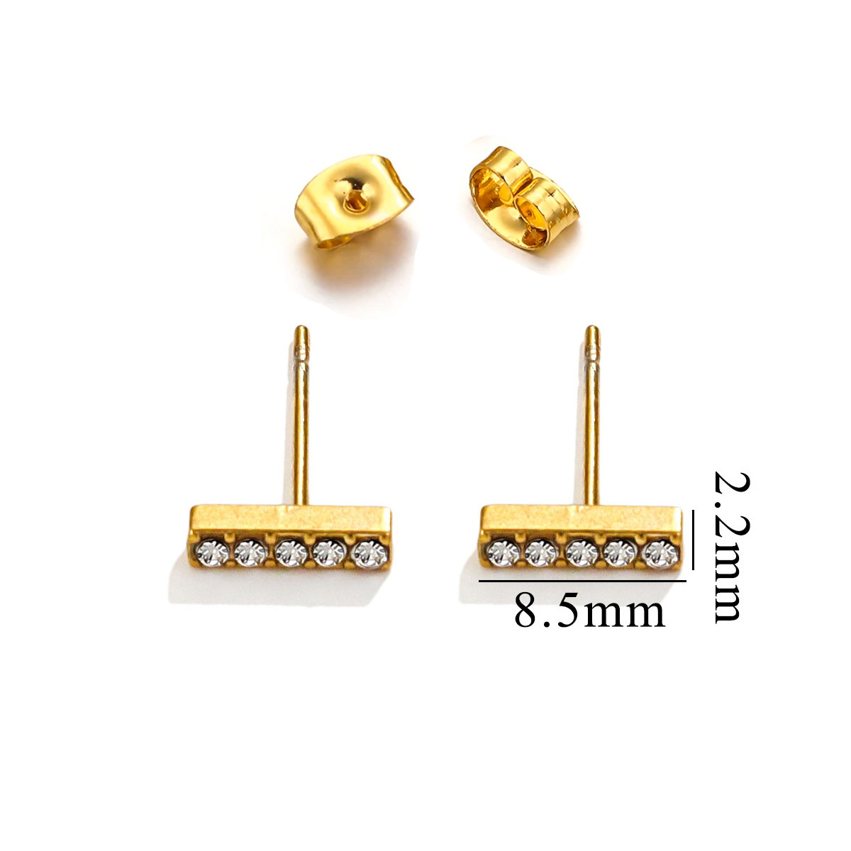 Acero inoxidable Moda europea y americana Personalidad Pendientes retro desgastados Luna Estrella Amor Rayo Pendientes de diamantes Acero de titanio