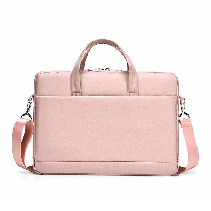 Bolso para portátil versátil y moderno para hombres y mujeres, bolso de hombro de negocios simple, maletín portátil ligero, personalización al por mayor