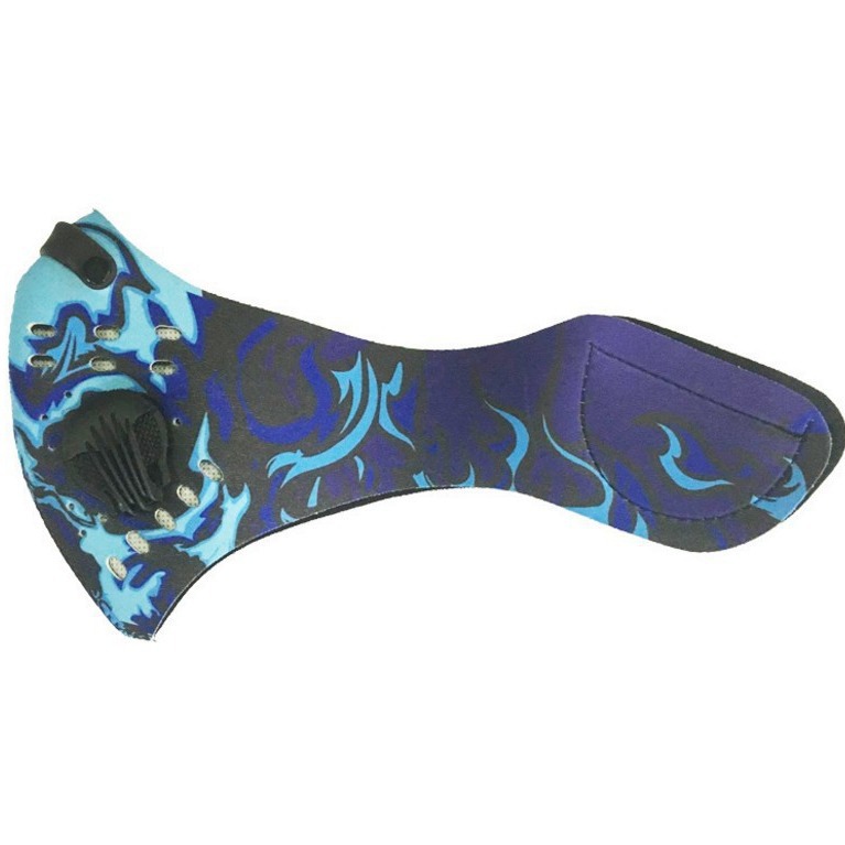 Máscara de ciclismo hombres y mujeres a prueba de viento a prueba de polvo equipo de bicicleta a prueba de frío máscara caliente media cara corriendo transpirable carbón activado