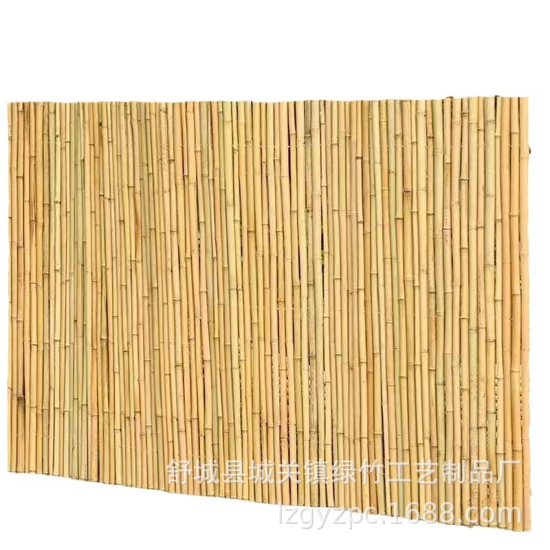 Bamboo pole partition bamboo fence fence anti-corrosion bamboo row bamboo fence outdoor small yard fence garden fence retaining wall