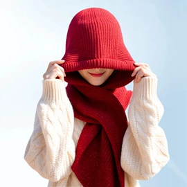 成人帽;围脖;2件套