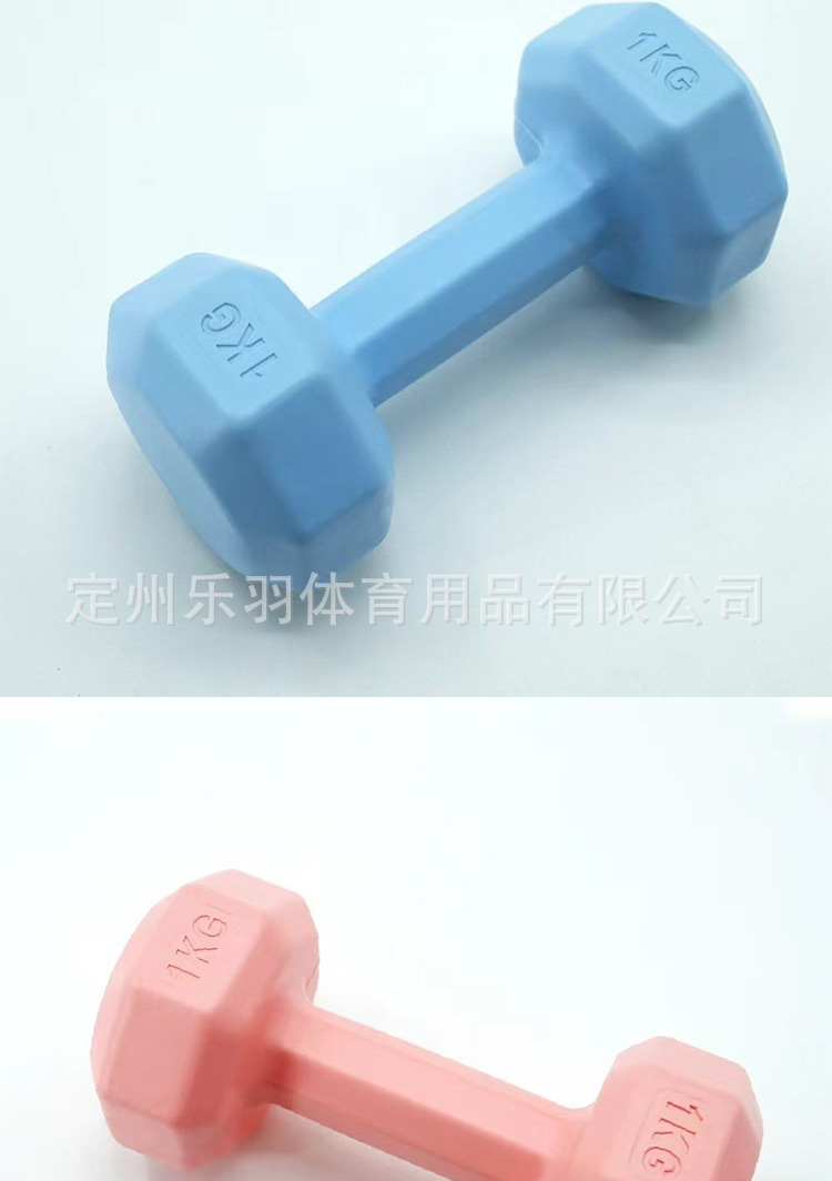 Evde zayıflama ve şekillendirme için sınır ötesi toptan renkli kadın dambılları spor yoga egzersizi çevre dostu spor çimento dambılları