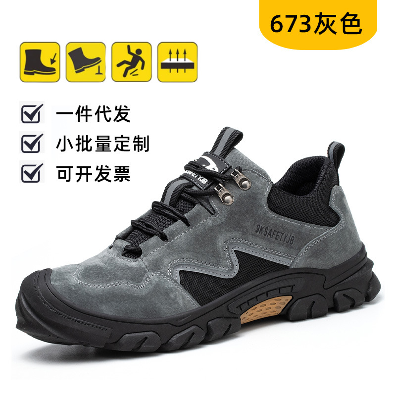 Zapatos de Seguridad para Hombre – Anti-Aplastamiento, Anti-Punción, Transpirables y Duraderos