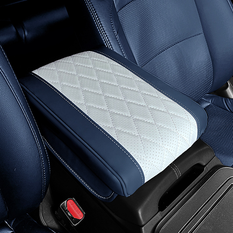 BYD Armrest Box Heightening Pad for BYD Qin L Song PLUS (Armrest box pad) - blue