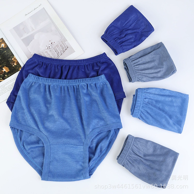 Простые шорты для среднего возраста, удобное дышащее нижнее белье для стариков, мужские трусы из полиэстера, хлопка, папы, дедушки, пожилых людей оптом