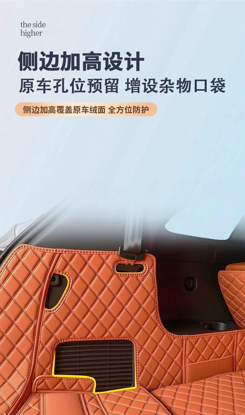 Suitable for 2026 model Jetour Shanhai L7PLUS, thickened waterproof and wear-resistant interior trunk mat