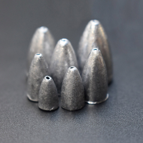 Bullet lead lure lead sinker bullet lead sinker fishing accessories rock fishing lead sinker fishing gear accessories
