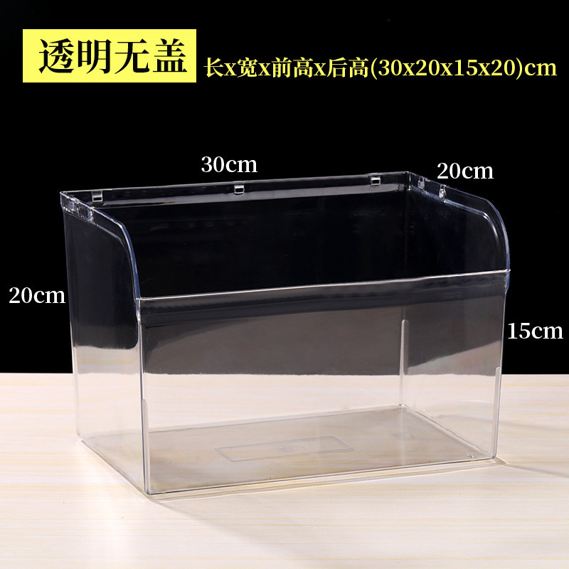 超市散装零食品展示盒高透明带盖陈列亚克力展示盒酱菜糖可视防尘|undefined