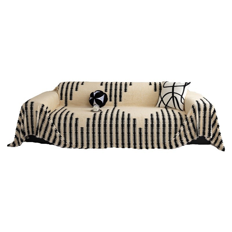 2025 nuevo invierno sofá de peluche cojín de sofá cubierta de sofá otoño invierno
