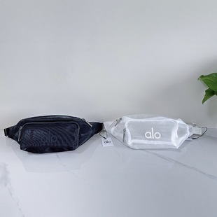 Cross-Border Trendy Korean-Style Small Bag, Fashionable Waist Bag for Couples, Versatile Chest Bag, Single Shoulder Crossbody Bag for Travel with Letter Decoration