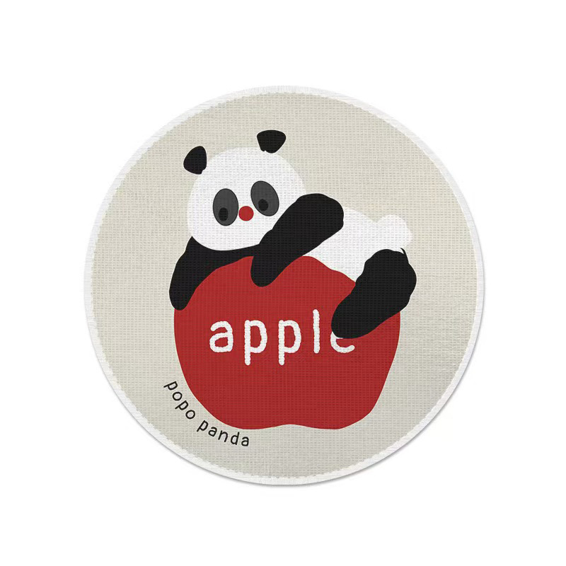 Cojín de asiento de automóvil cojín de asiento de panda cojín de asiento transpirable antideslizante estudiante cojín de asiento de verano de oficina universal