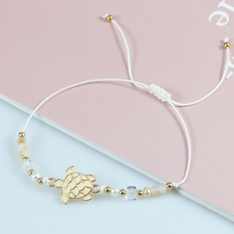 Cruz-frontera nuevo color tortuga pulsera de cuentas de cristal encogimiento pulsera Océano estilo serie pulsera en stock