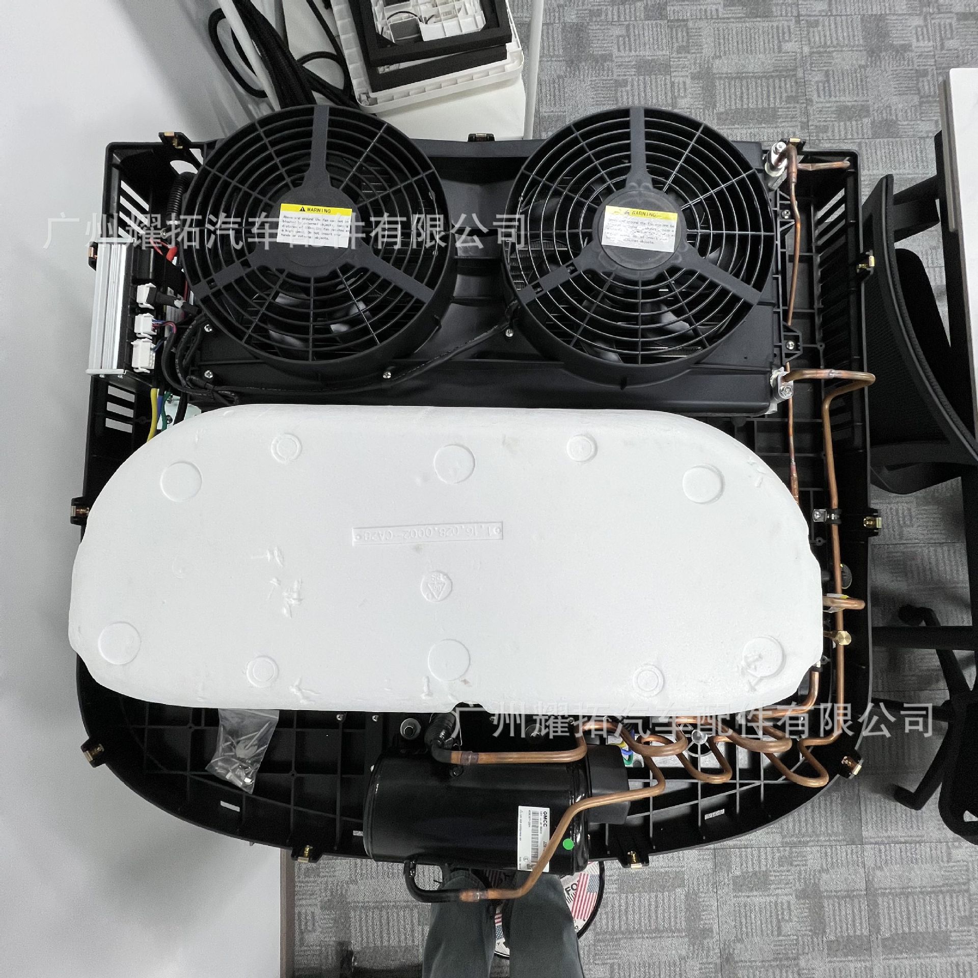 Manufacturer's New Double Fan Parking Electric Air Conditioner All-In-One Machine 12V24V Variable Frequency Rv Camping Car Dining Car Air Conditioner