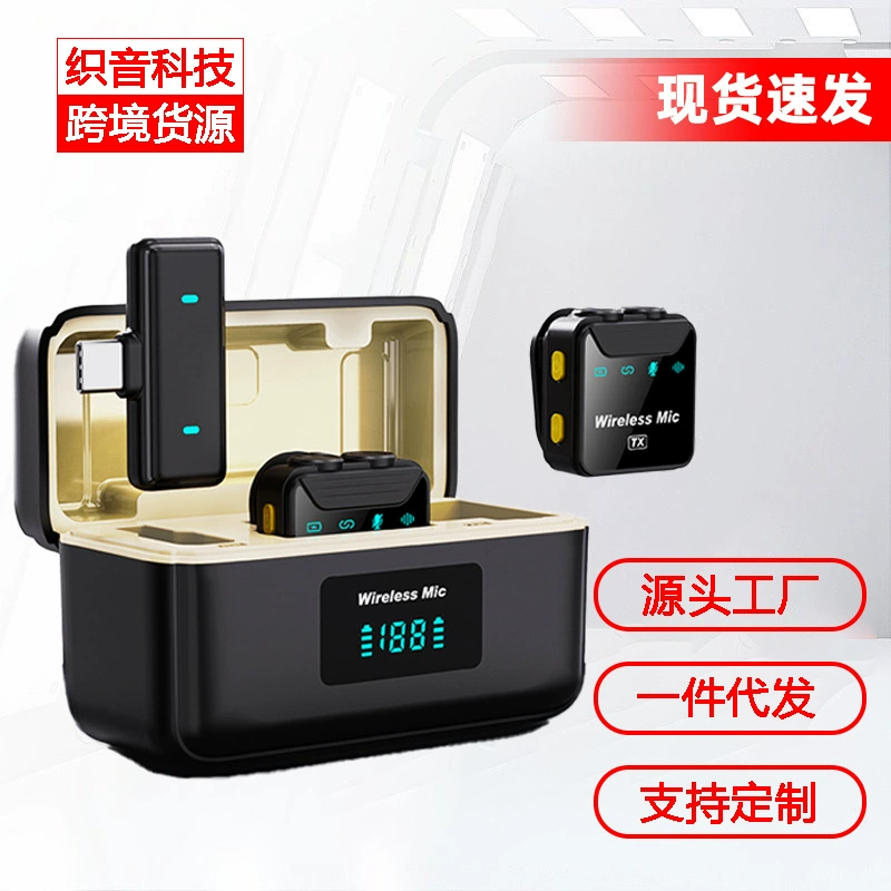 Трансграничный новый продукт SX23 один перетаскивает два беспроводных воротничка микрофон в прямом эфире