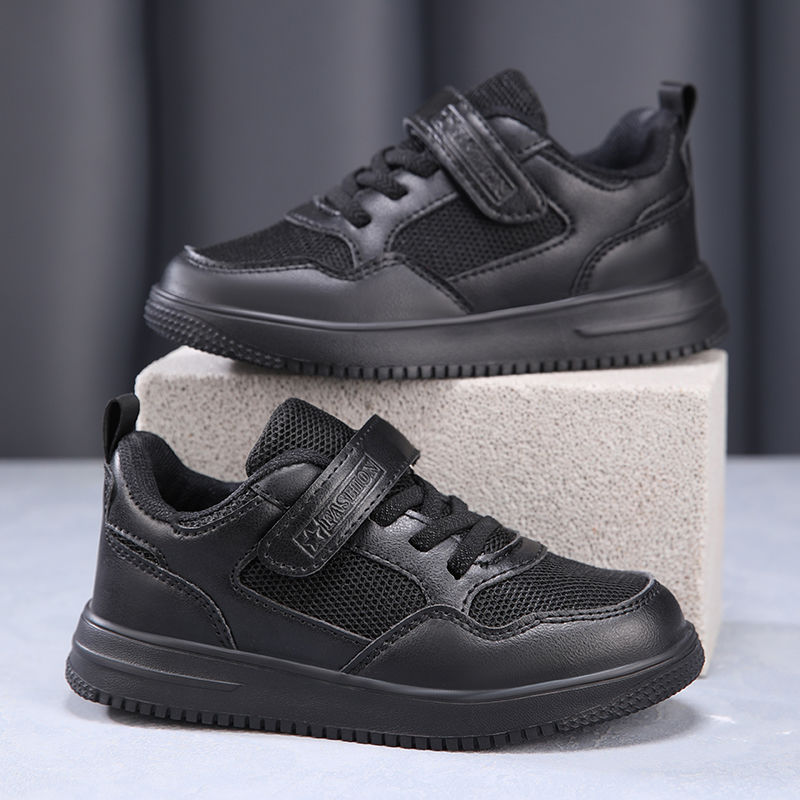 男童鞋子儿童小白鞋2025春秋新款网面透气女童板鞋白色学生运动鞋