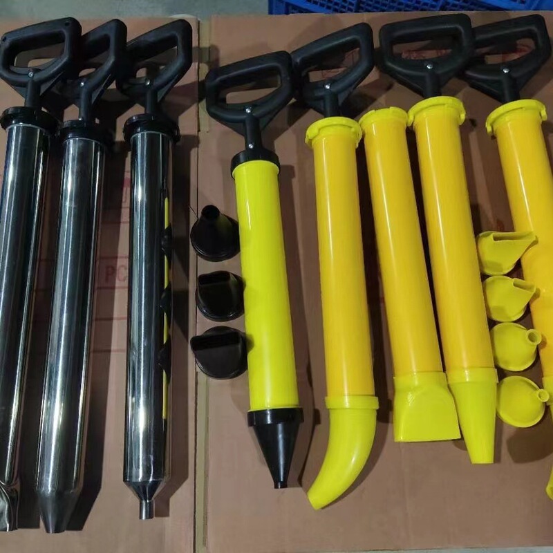 Cement caulking gun grouting gun mortar caulking gun security door grouting device round mouth flat mouth stainless steel grouting gun
