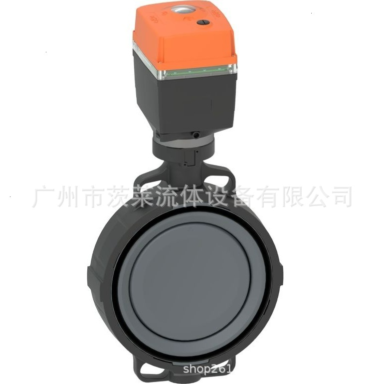 瑞士  +GF+  乔治费歇尔  UPVC  电动蝶阀