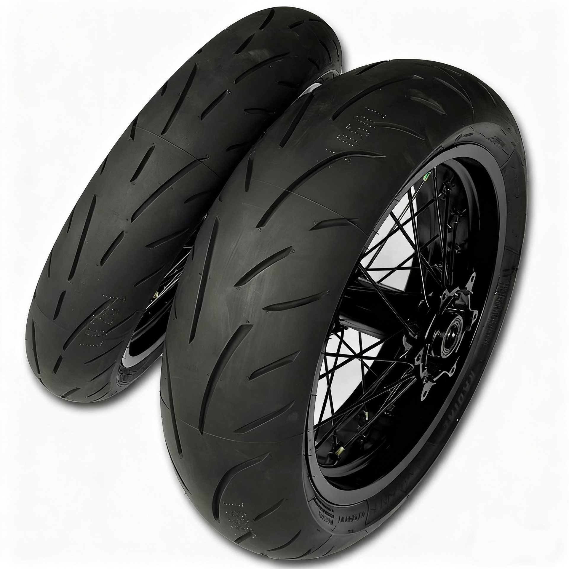 Modified Hengjian Ktm Cnc Rim 17 Aj1 Kevi K16 Off-Road Motorcycle Semi-Hot-Melt Slick Tire Hub Assembly