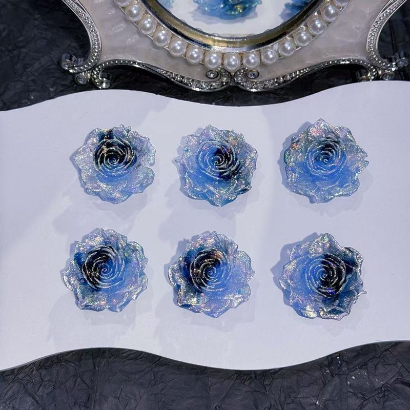 树脂配件批发diy饰品【真爱玫瑰】爆闪卡36mm-萤火虫夜光-冰箱贴|undefined