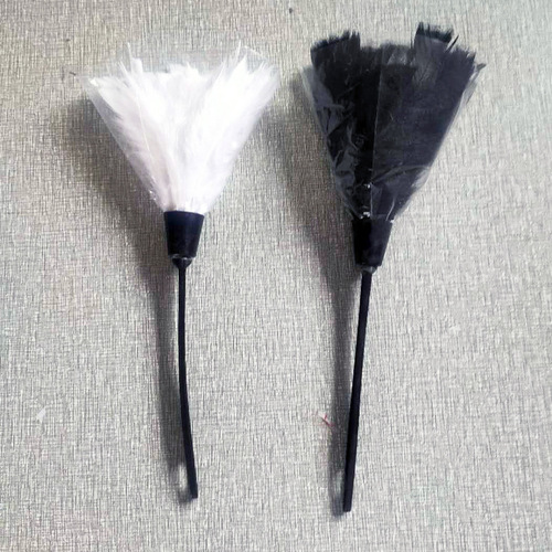 Flirty feathered paddle, handcrafted leather spanking toy for playful butt play—prelude to seduction, queenly teasing, and unconventional adult pleasure tools.