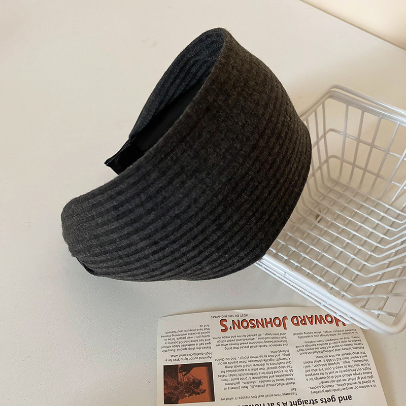 Tela fresca a rayas simple diadema Corea del Sur todo partido dulce lindo diadema Red roja alta Cráneo superior del pelo presionando accesorios para el cabello