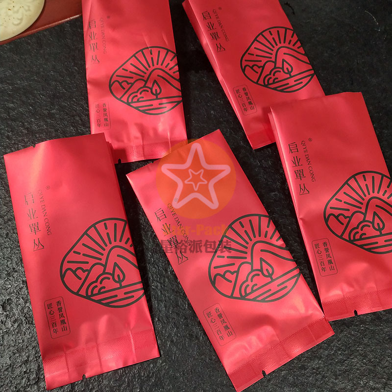 新款精美金属质感茶叶礼品袋 小批量来图定购5克小泡茶叶袋铝箔袋