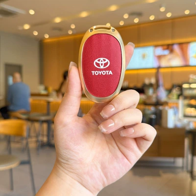 Gac Toyota Platinum 3X Key — Car key bag - type-a-carmine-red-single-key-cover