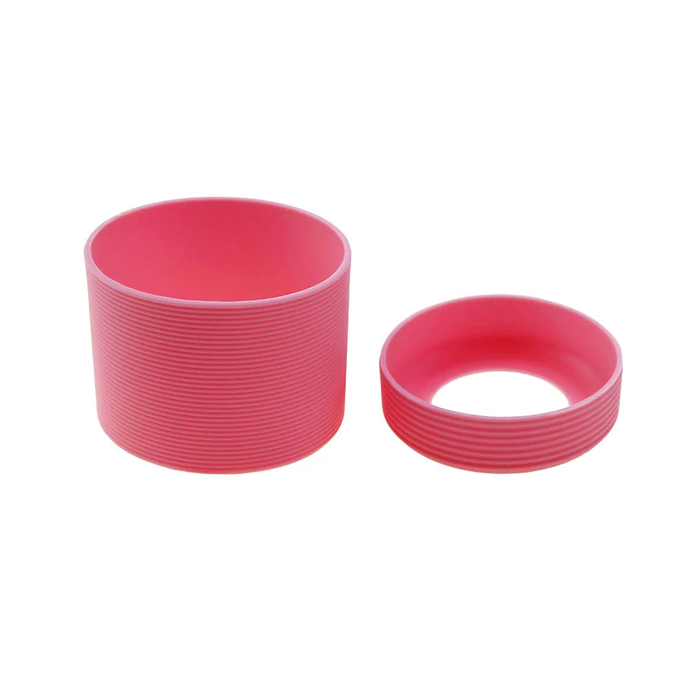Glass, silicone non-slip protective case, 9.5cm, anti-scald