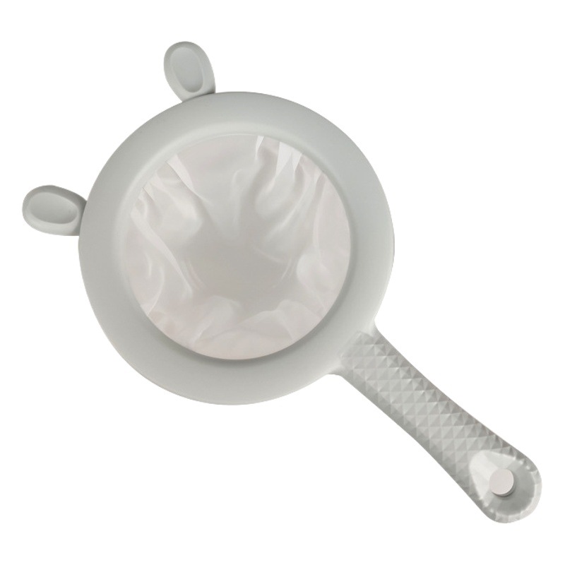Soybean milk filter with ears quick release net rabbit ear leakage net household juice traditional Chinese medicine coffee slag screen