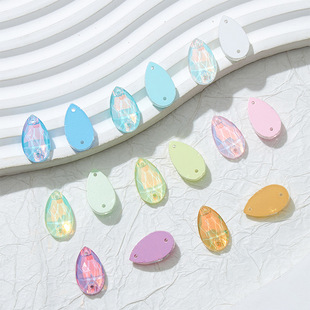 Customized Water Drop Protein Mocha Flat Buckle Jewelry Handmade DIY Clothing Luggage Accessories Wedding Accessories Manufacturer Wholesale