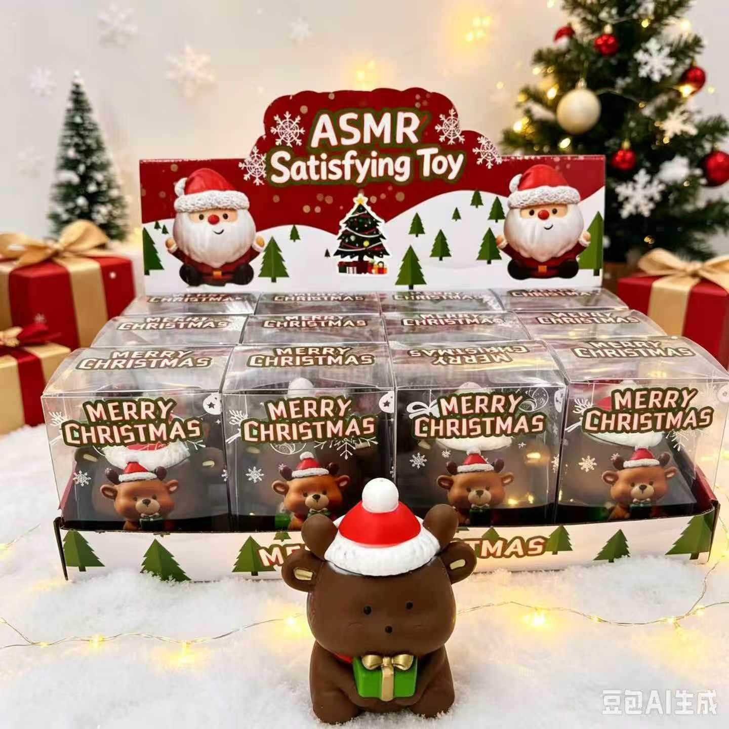 Christmas bear [building block style] boxed