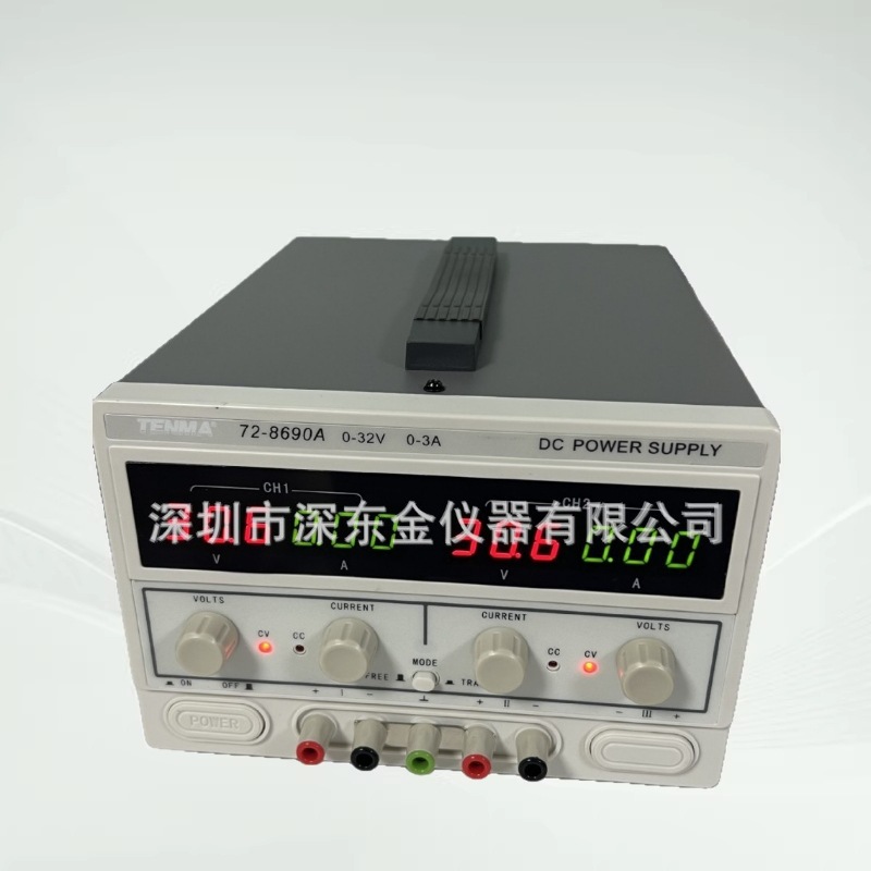 TENMA 72-8690A 可调稳压电源,2路输出, 32 V 3 A