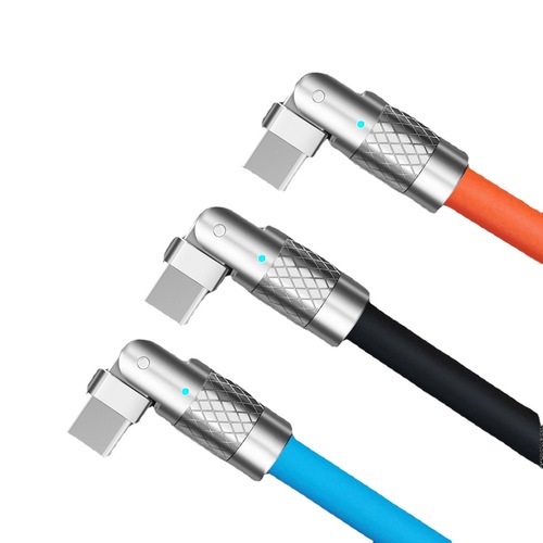 Cross-border Type-C charging cable for Android phone fast charging data cable, zinc alloy 180-degree rotating data cable