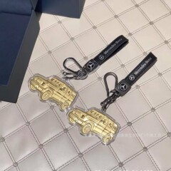 純金 20mg 車のキーホルダー 父の日ギフト 父親や長老への雰囲気のある高級なお土産ギフト