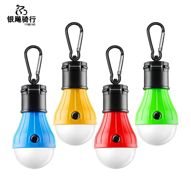 Camping lights new portable outdoor barbecue multi-function camp tent lights 3LED ball bulb hanging lights camping lights