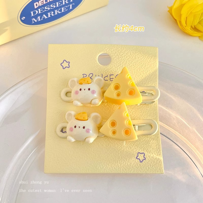 Horquilla estrella hembra linda horquilla de dopamina de verano clip de flequillo lateral para cabello roto 2024 nuevo clip pequeño y2k