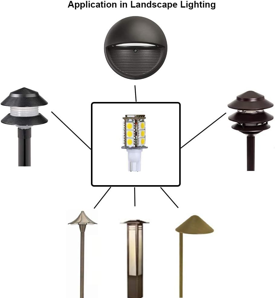 Car T10 Plug-In Bulb Rv Light Roof Light 12V 24V Led Landscape Lighting Stair Light Step Light Vehicle-Mounted