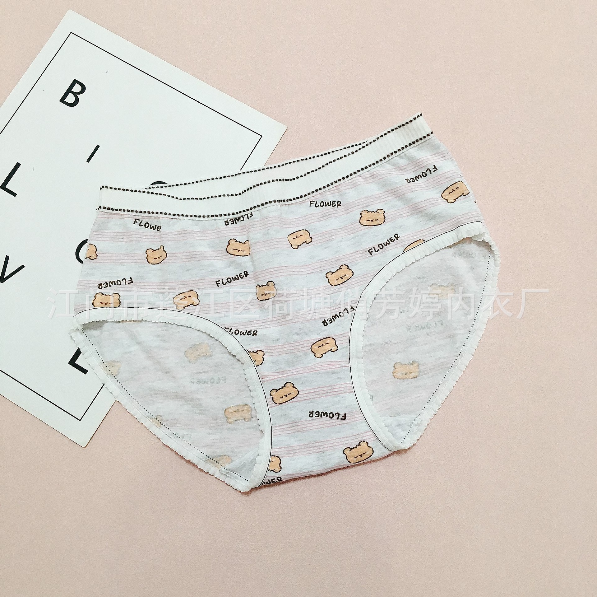 Dibujos animados linda leche japonesa linda linda chica bragas algodón transpirable cintura media cadera estudiantes calzoncillos al por mayor