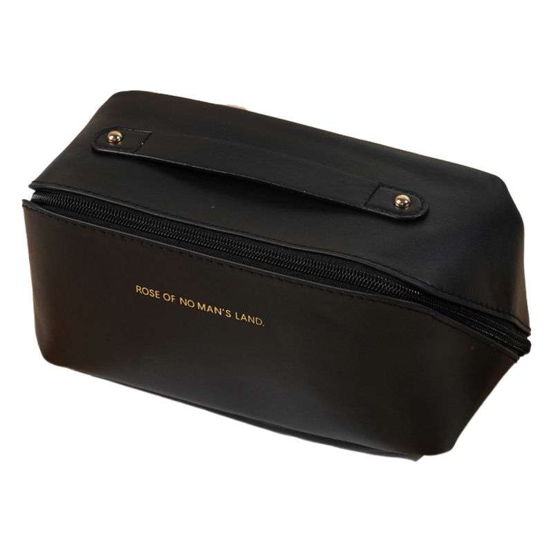 Popular en línea celebridad bolsa de cosméticos portátil de gran capacidad belleza cuidado de la piel bolsa de almacenamiento de PVC DE ALTO aspecto impermeable embrague