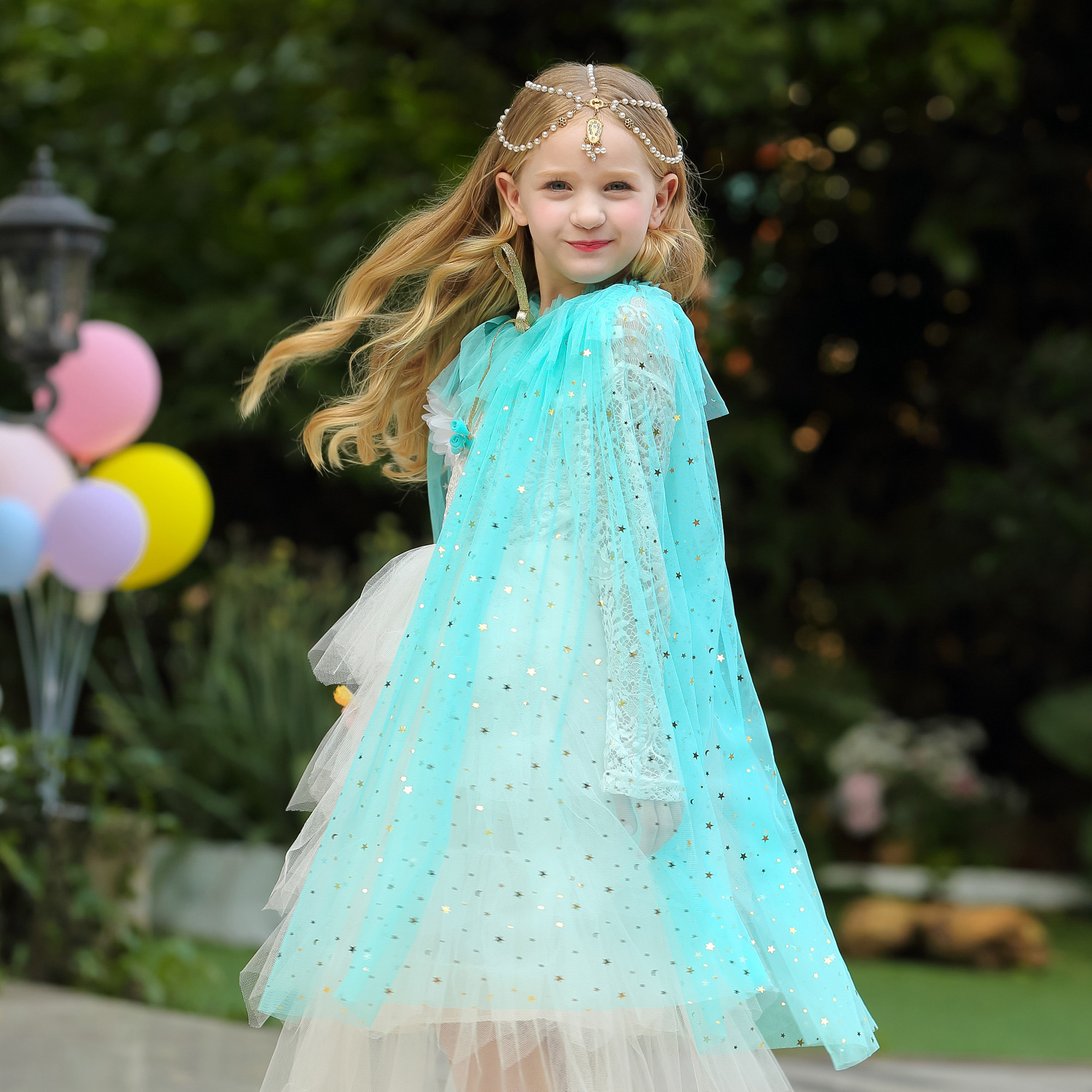 2021 mantón de Navidad capa de ropa para niños niñas Frozen Elsa princesa chal capa exterior