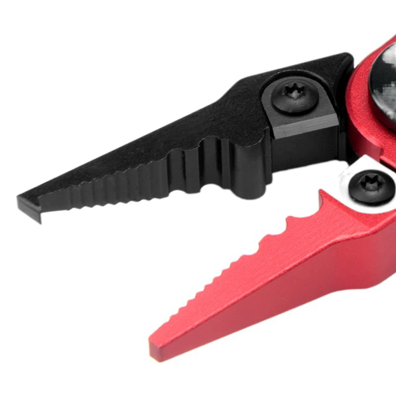 Новые мини-дорожные плоскогубцы из алюминиевого сплава Спортивные уличные рыболовные ножницы с открытой петлей Портативные плоскогубцы для ловли ястреба Amazon