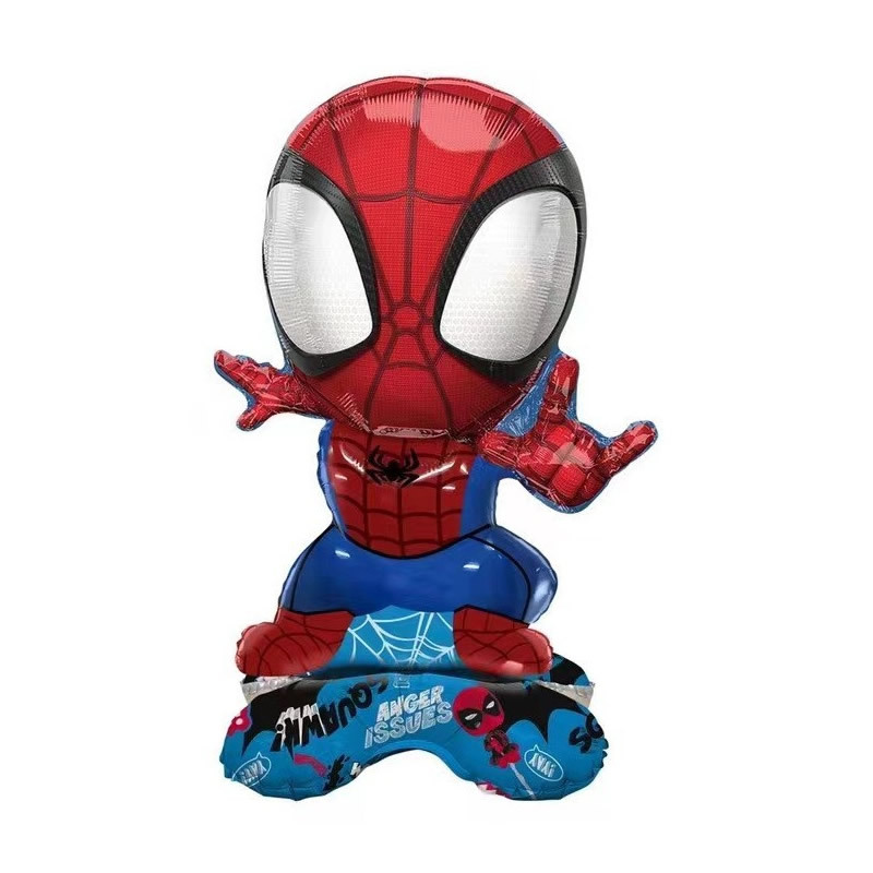 Superman Avengers pijama hombre Capitán América Iron Man salvaje ganso caza Spider-Man globo de aluminio