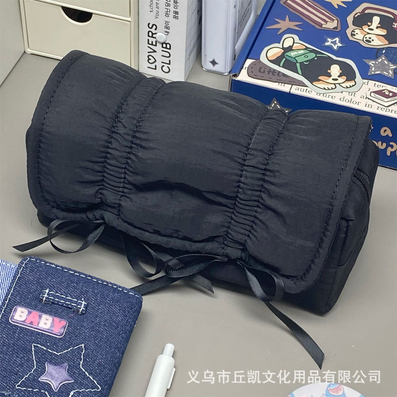 蝶結びバレエ風筆箱高価値インスタイルグリーングラスグリーンミルク文具箱女の子用2025新スタイル|undefined