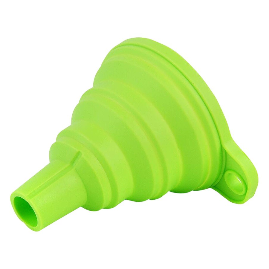 Силиконовая телескопическая Воронка ярких цветов, Креативная кухня, Портативная Складная Многофункциональная подвесная Воронка для пикника на открытом воздухе