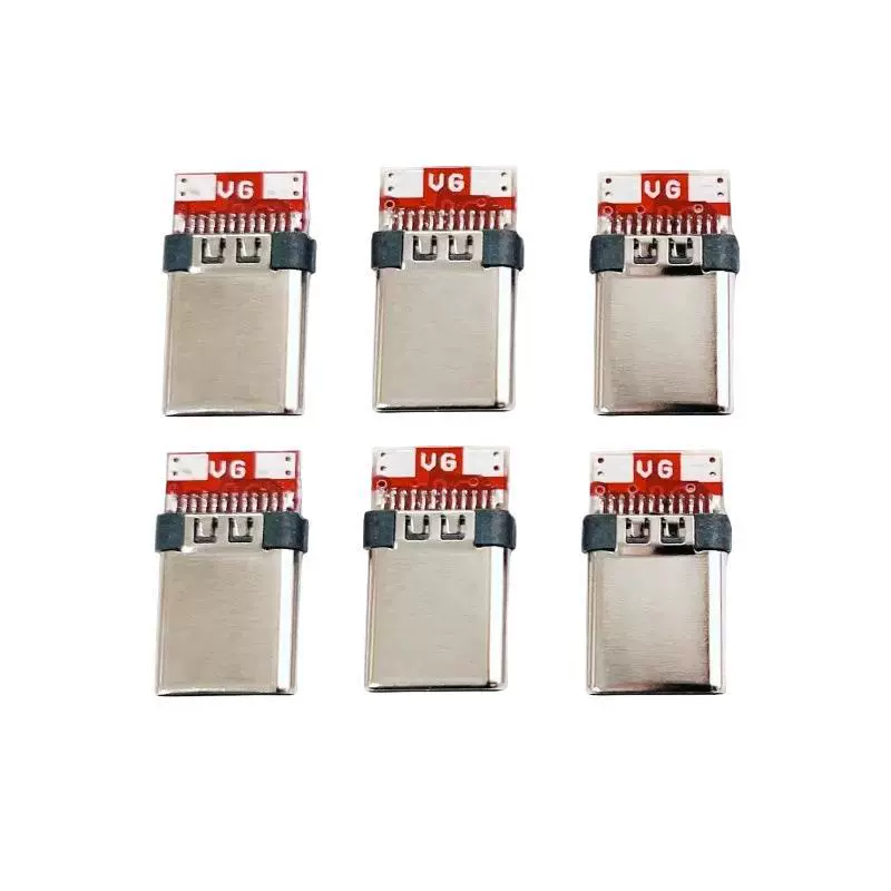 In-stock type-C male plug single charging 24P two-core 56K resistor USB plug TYPE-C plug portable