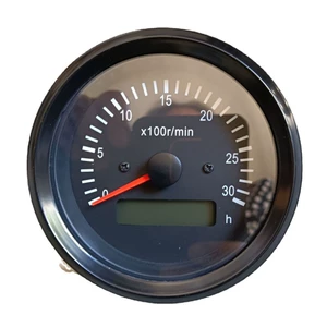 85mm Speed chronograph 12v24v0-3000 speed generator engine tachometer adjustable number of teeth