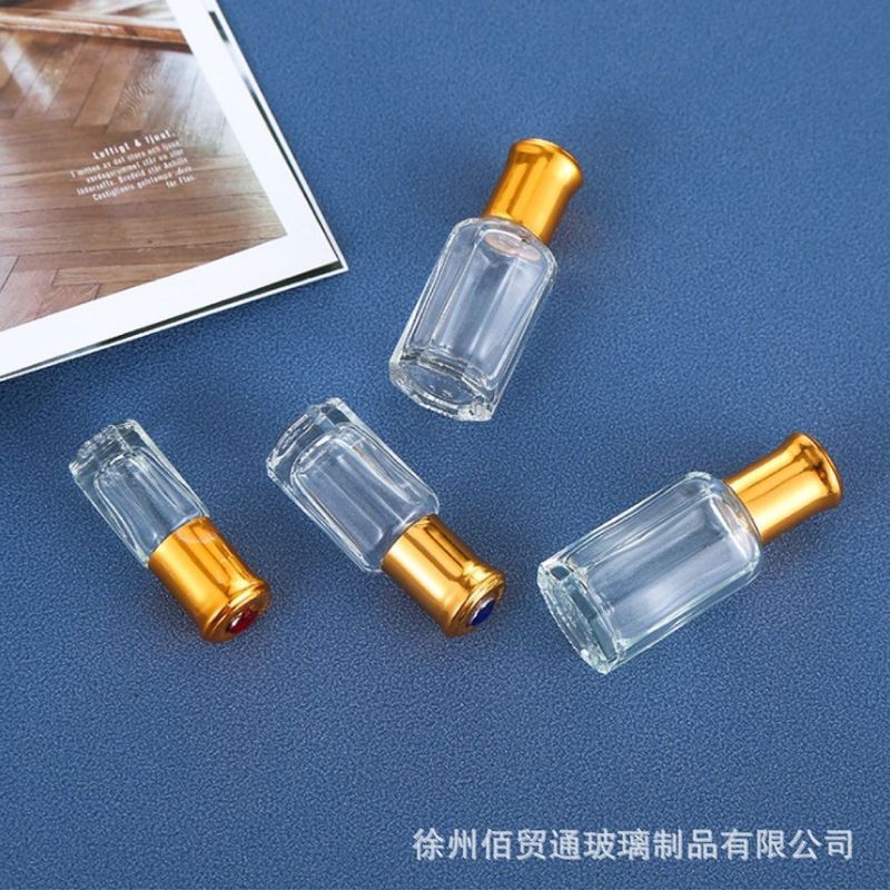 透明八角形エッセンシャルオイルボトル3ml9mlスキンケア制品ボールボトルアマゾンマッサージオイルエッセンシャルオイルガラス分注ボトル|undefined
