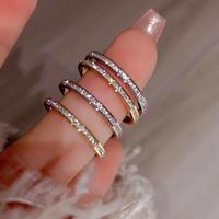 Titanium steel star diamond ring female fashion temperament accessories versatile accessories niche fresh ins cross-border hot sale