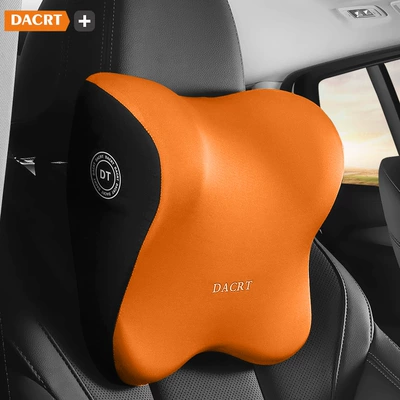 Waist support, Car Headrest Waist Shoulder Pillow - orange-headrest